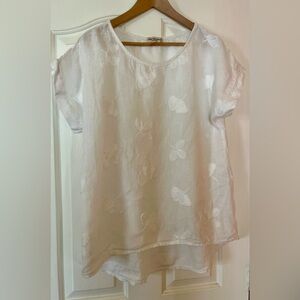 Terzo Millennio linen top